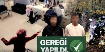 Sinop'ta berber dükkanına silahla saldıran iki zanlının yakalandı