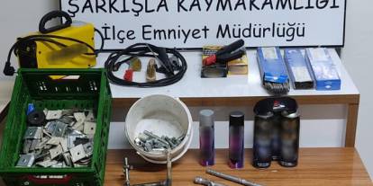 Sivas’ta hırsızlık şüphelisi yakalandı