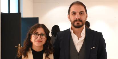 Öğrencilerin ilk sergi heyecanı