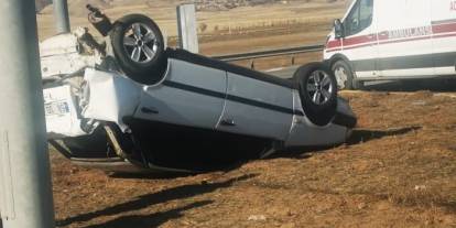 Sivas'ta trafik kazası: 5 kişi yaralandı