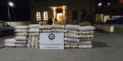Sivas'ta 1,15 ton kıyılmış tütün ele geçirildi