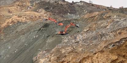 Göçük altında kalan şantiye müdürünü arama çalışmalarında 13. gün!