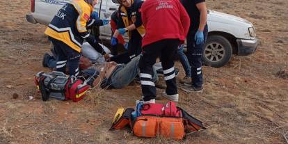 Dağda kalp krizi geçirdi, imdadına hava ambulansı yetişti