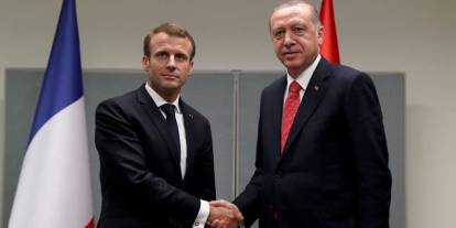 Erdoğan, Fransa Cumhurbaşkanı Macron ile görüştü