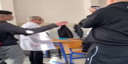 Öğrencilerin öğretmen ile alay ettiği olaya ilişkin polis incelemesi