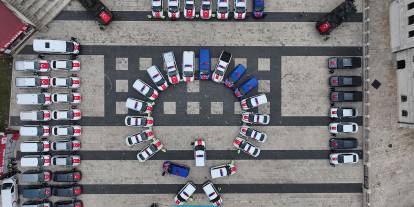 Sivas'ta emniyet ve jandarma teşkilatlarına 62 araç tahsis edildi