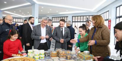 Gemerek'te Gazze yararına düzenlenen kermesin açılışı yapıldı