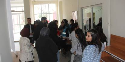 Sivas'ta üniversite öğrencileri kan bağışı için sıraya girdi