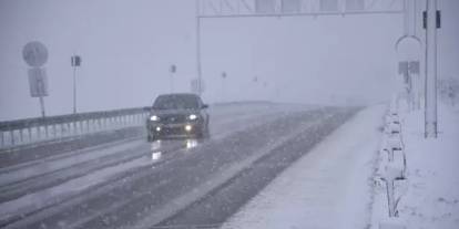 Sivas’ta hava sıcaklığı düştü, yüksek kesimler beyaza büründü