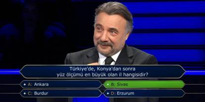 Kim Milyoner Olmak İster’de Sivas sorusu
