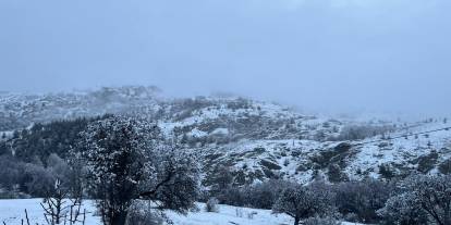 Sivas'ın Karadeniz'e açılan kapısına kar yağdı