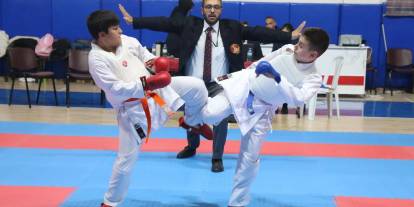 Sivas'ta karateciler tam not aldı!