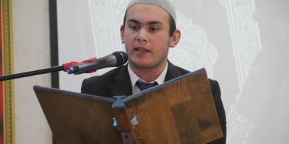 Ezanı güzel okumak için yarıştılar