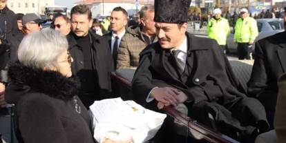 Atatürk'ün Sivas'tan ayrılışı canlandırıldı