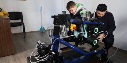 Sivas’ta bir ilk! Bu robot çocukların hayatını değiştiriyor