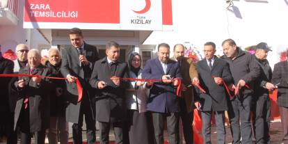 Zara’da Türk Kızılay hizmet binası törenle açıldı