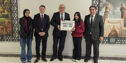 “Diriliş Nesli Fuat Sezgin’in İzinde” projesinde başarılı öğrenciler ödülle taçlandırıldı