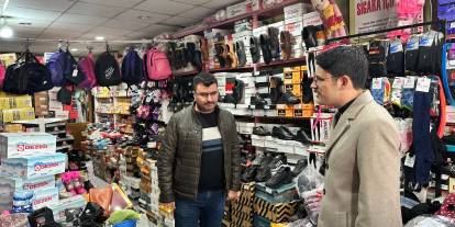 Ulaş Kaymakamı Eskimez esnafının taleplerini dinledi