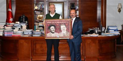 Şarkışla Belediye Başkanı Gültekin’den Mansur Yavaş’a ziyaret