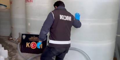 Sivas'ta sahte içki operasyonu!