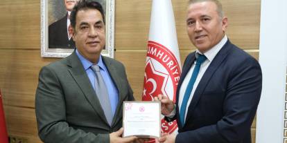 SCÜ’den Prof. Dr. Tuncay Dilci’ye anlamlı Onur Ödülü!