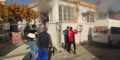 Evde çıkan yangında 2 çocuk hayatını kaybetti