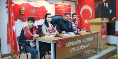 Sivas CHP Gençliğinden tutuklamaya tepki