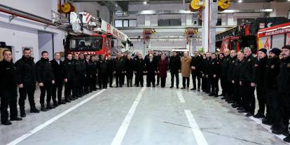 İtfaiye personeline moral ziyareti