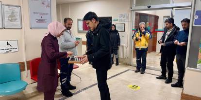 Eskimez’den emniyet ve sağlık personeline ziyaret