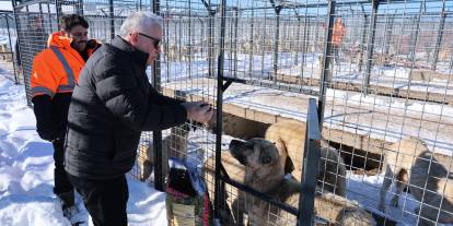 Vali Şimşek’ten Meraküm Hayvan Bakım ve Rehabilitasyon Merkezine ziyaret