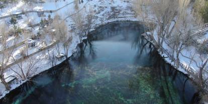 Sivas'ta her yer dondu bir orası donmadı