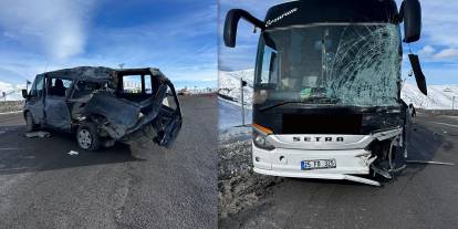 Sivas yolunda buzlanma kazaya neden oldu