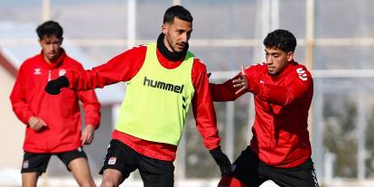 Sivasspor Erzurum maçının hazırlıklarını sürdürdü