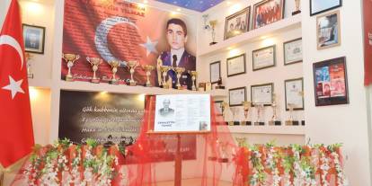 Adını taşıyan okulda Şehit Cemalettin Yılmaz’a 32. yıl anması