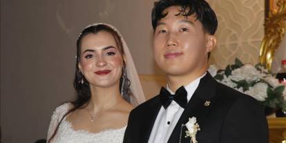 Güney Koreli damat ile Rizeli gelin dünyaevine girdi