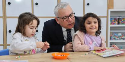 Geleceğin teminatı minikler Vali Şimşek’i ağırladı