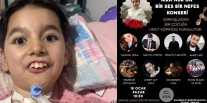 Sivas’ta SMA hastası İkra Nur için umut konseri