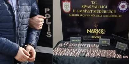 Sivas'ta uyuşturucu operasyonunda gözaltına alınan zanlılardan 4'ü tutuklandı