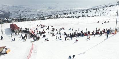 Yıldız Dağı Kayak Merkezi'nde sömestir yoğunluğu