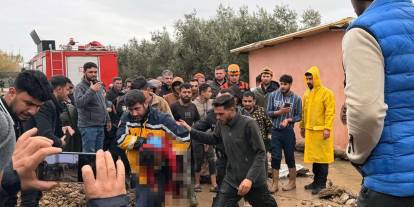 Tarım alanları su altında kaldı; kanala düşen çocuk öldü