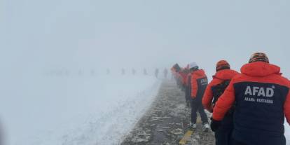 Sivas AFAD personeline çığda arama-kurtarma eğitimi