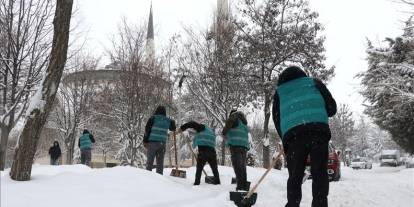 Karla mücadeleye yükümlülerden destek