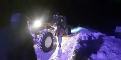 Sivas'ta kar esareti: Hastaya 4 saatte ulaşıldı