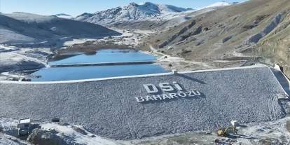 Sivas'taki Ulaş Baharözü Barajı'nda su tutuldu