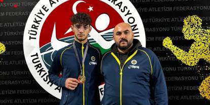 Sivaslı atlet altın madalya kazandı