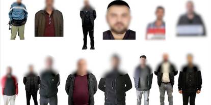 Kırmızı bültenle aranan 13 şüpheli ile ulusal seviyede aranan 1 kişi yakalandı