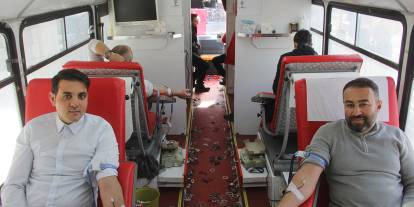 Sivas'ta kan bağışı kampanyası başlatıldı