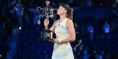 Avustralya Açık'ta tek kadınlar şampiyonu Elena Rybakina