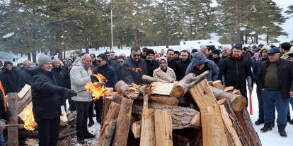 Sivas'ta kış festivali düzenlendi