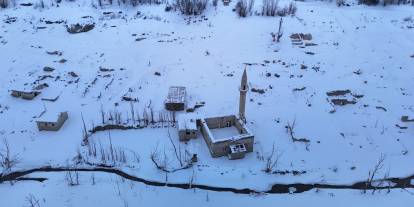 Bir zamanlar sular altındaydı, şimdi kar altında